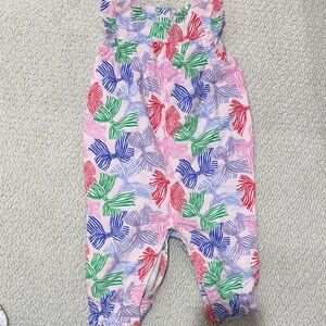 Boden Colorful Bow Print Jumpsuit